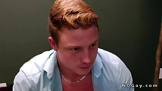 Work buddies celebrate with anal sex